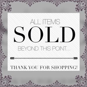 💲💲💲 SOLD Beyond this POINT